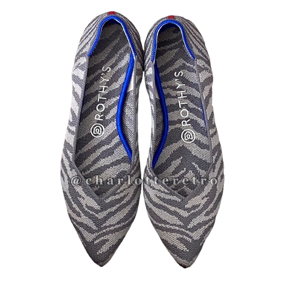 Rothy’s • The Point • Grey Zebra (Retired)